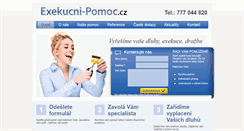 Desktop Screenshot of exekucni-pomoc.cz